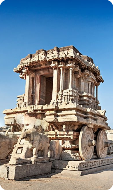 Hampi Stone Chariot Karnataka — one day school tour from Bangalore